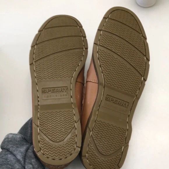 New Sperry Top-Sider leather loafer Leeward 2 eye Sahara/Tan 7.5 - Picture 5 of 14